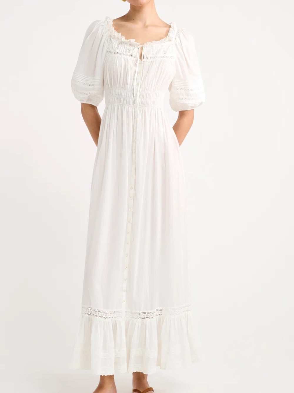 Rumored Sea Cotton Midi Dress